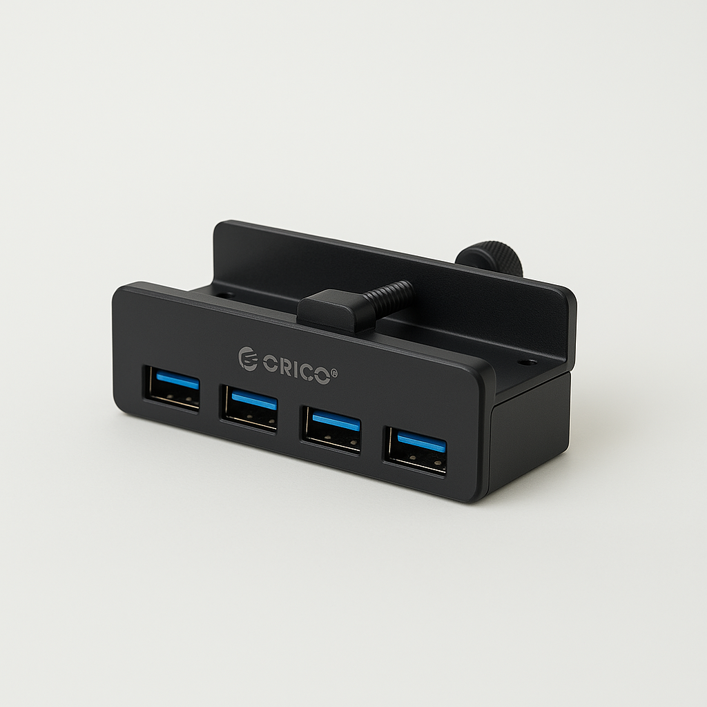 Clip-On Desk USB Hub