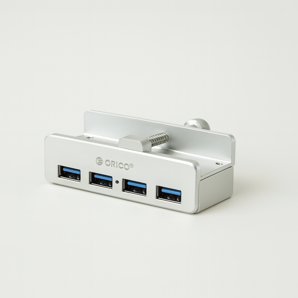 Clip-On Desk USB Hub